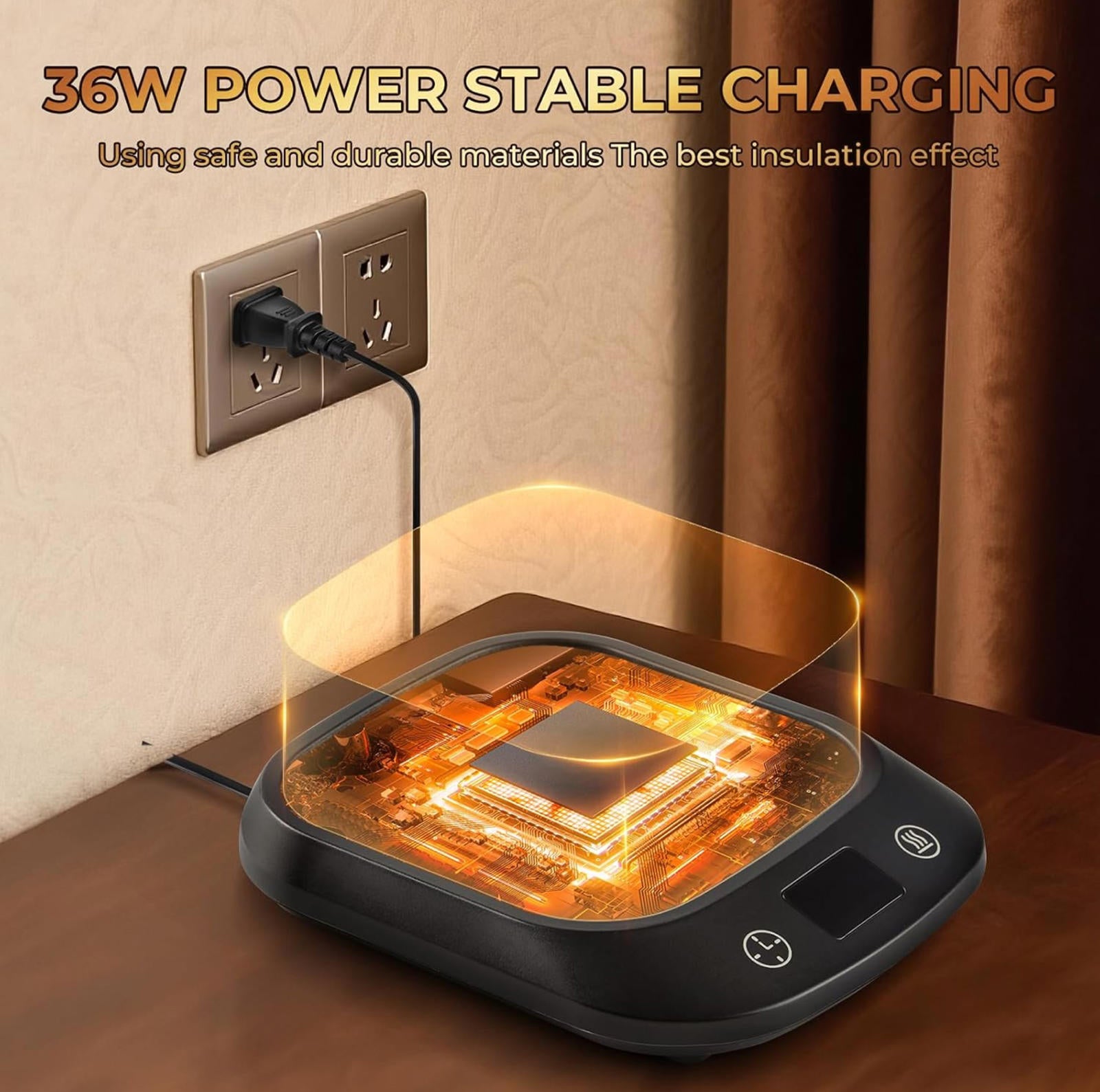(MSRP $29.99) Electric Mug Warmer for Desk – Smart Coffee & Tea Heater ☕🔥