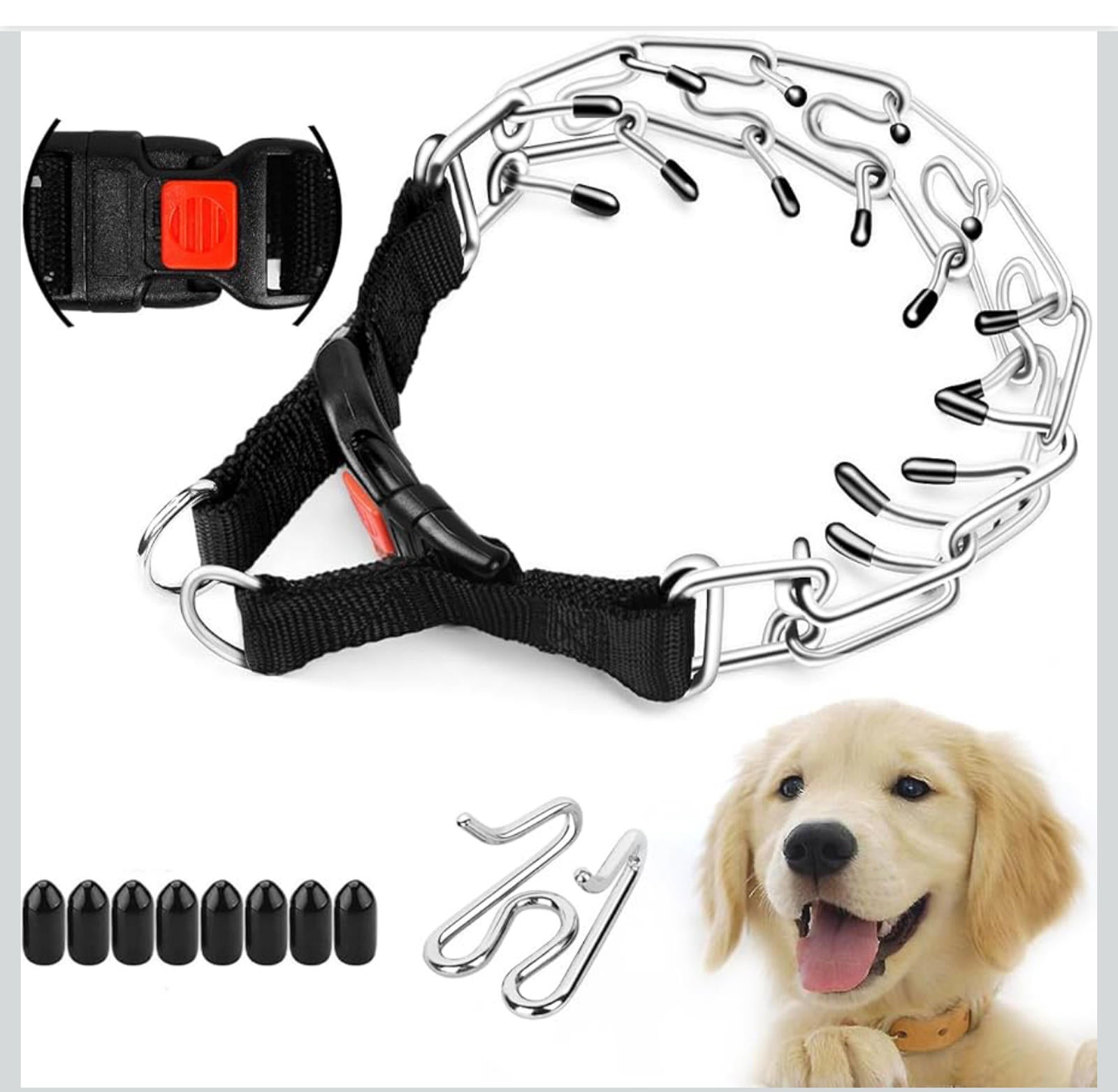 (NEW MSRP 24.99) Supet Prong No‑Pull Training Collar – Small (14-16” neck) Dogs