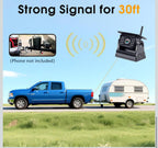 (NEW MSRP $89.99) Wireless Solar Backup Camera V7 –Magnetic Mount, WiFi HD 1080P
