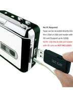 (MSRP $34.99) Reshow Cassette to MP3 Converter – Standalone USB Recorder