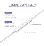 (MSRP $19.99) 2pk iPhone Earbuds w/Lightning Connector, MFi Certified, Remote