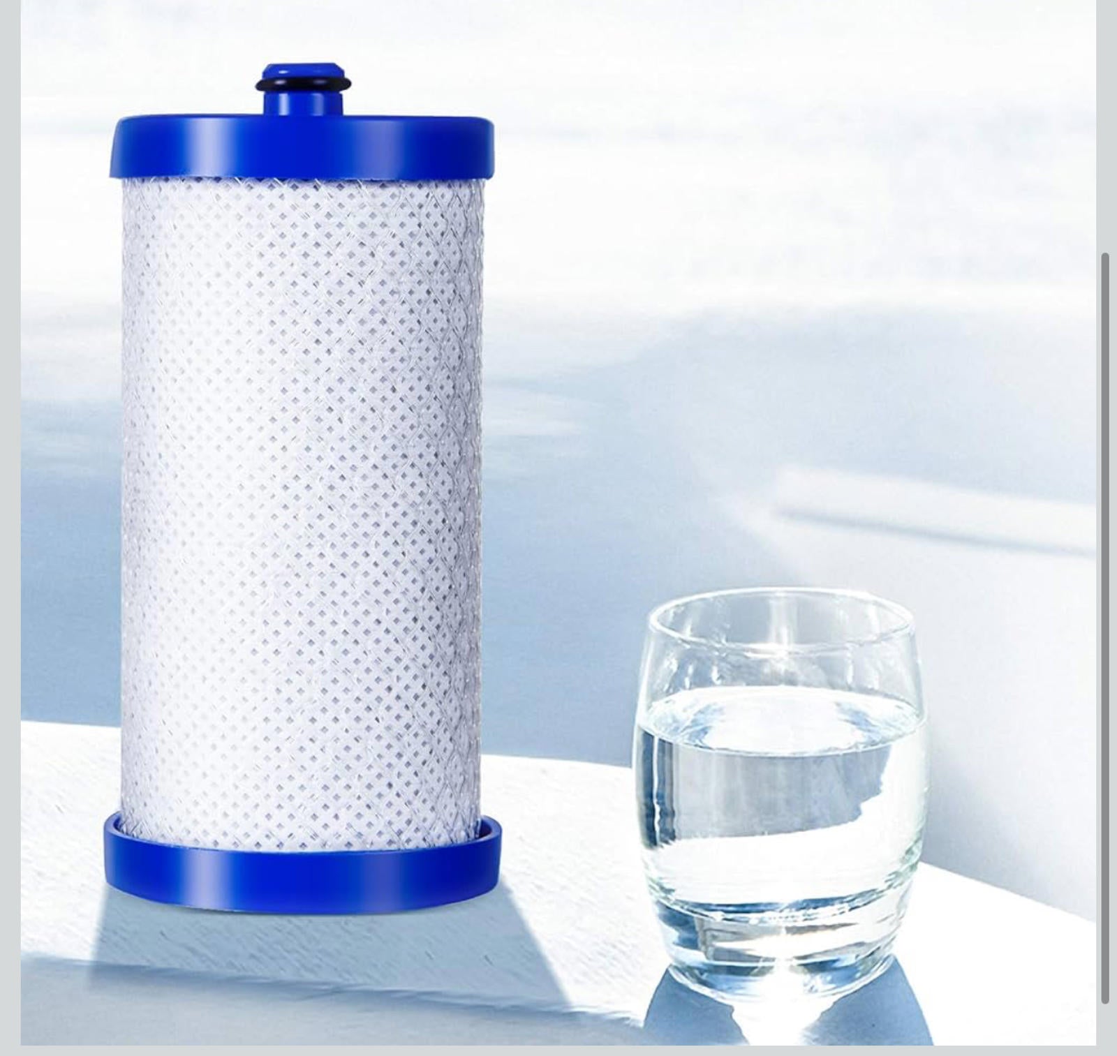 (MSRP $19.99) Amazon Basics Water Filter (3-Pack) – Frigidaire WF1CB Compatible
