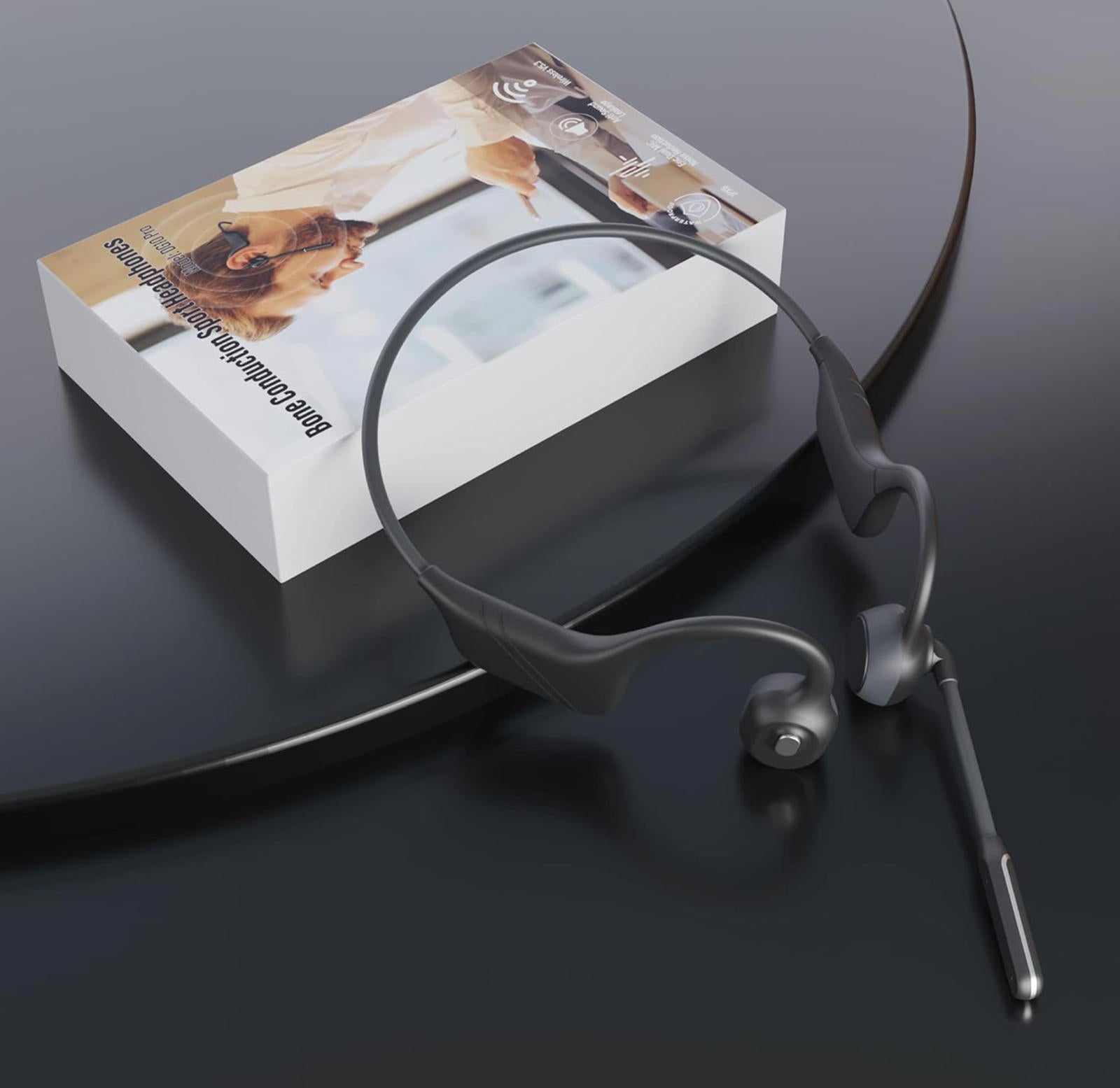 (NEW MSRP $68.99) MonoDeal DG10 Pro Bone‑Conduction Headphones – Bluetooth 5.3