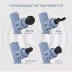 (NEW, MSRP $74.99) Percussion Muscle Massager by ProFit - Light Blue