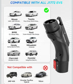 (NEW MSRP $79.99) Mecmo EV Charging Adapter for Tesla to J1772 – 60A, IP65