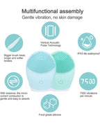 (NEW MSRP $20) Electric Facial Cleansing Brush, Waterproof Face Cleanser
