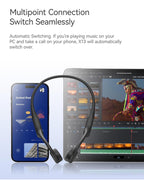 (MSRP $39.99) DEMICEA LibreRun Pro X13 Open-Ear Bone Conduction Sport Headphones