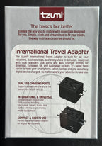 (NEW MSRP $29.99) International Travel Adapter for 150 Countries, 2 USB charging
