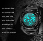 (MSRP $39.99) Men’s Waterproof Digital Sports/Military Watch with LED & Alarm