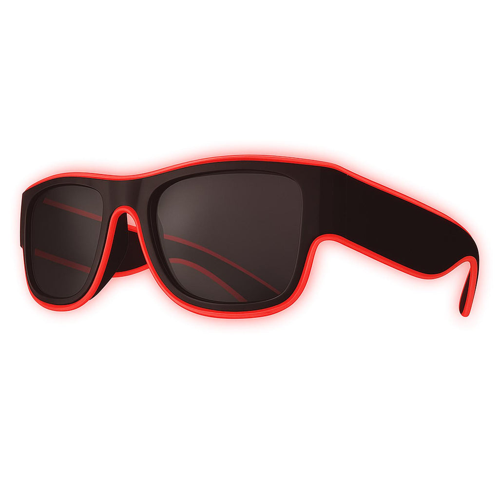 (NEW, MSRP $24.95) 6047 Aura LED Party Glass, red