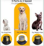 (NEW MSRP $19.99) Bonve Pet Nail Grinder – 2 Speeds, USB Rechargeable, 3 Ports