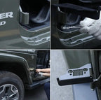 ( MSRP $44.99) Jeep Wrangler JK 7-Slot Grille Foot Pegs (2-Piece Set) – No Drill