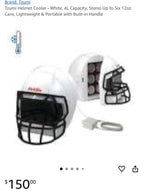 (MSRP $149.99) Tzumi ionchill PickSix 4L Football Helmet Cooler