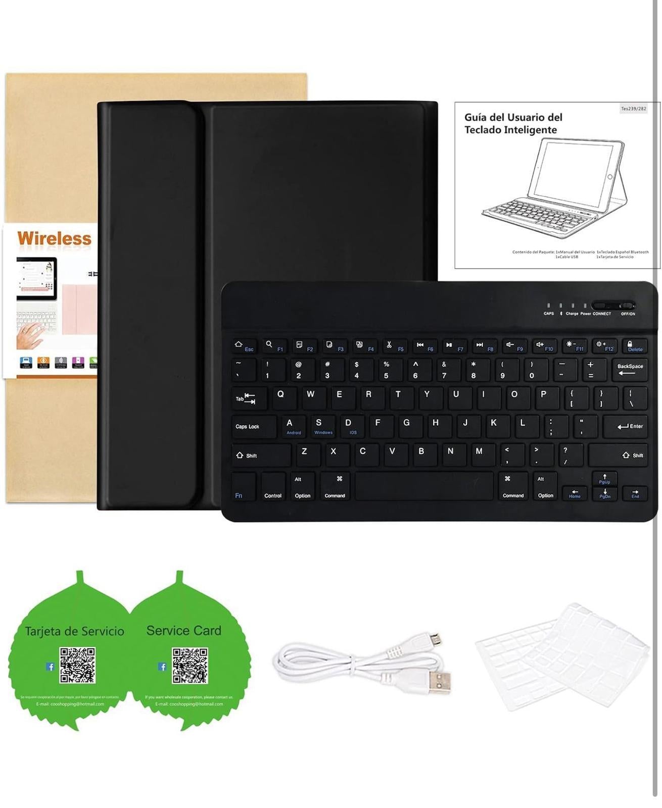 (NEW, No box, MSRP $39.95) Black Keyboard Case for iPad Pro 12.9" (5th, 6th Gen)