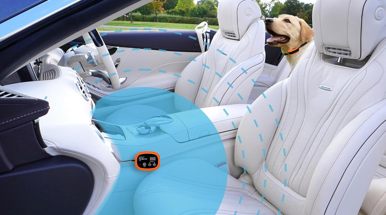 (MSRP $69.99) Wireless Indoor Pet Barrier System – Waterproof, Rechargeable