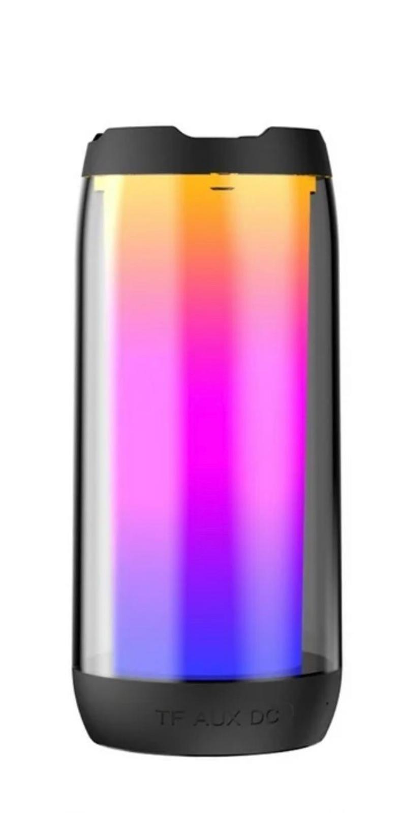 (NEW $59.95) SILVER CREST ENCEINTE BLUETOOTH Portable LED Colored Loud Speaker