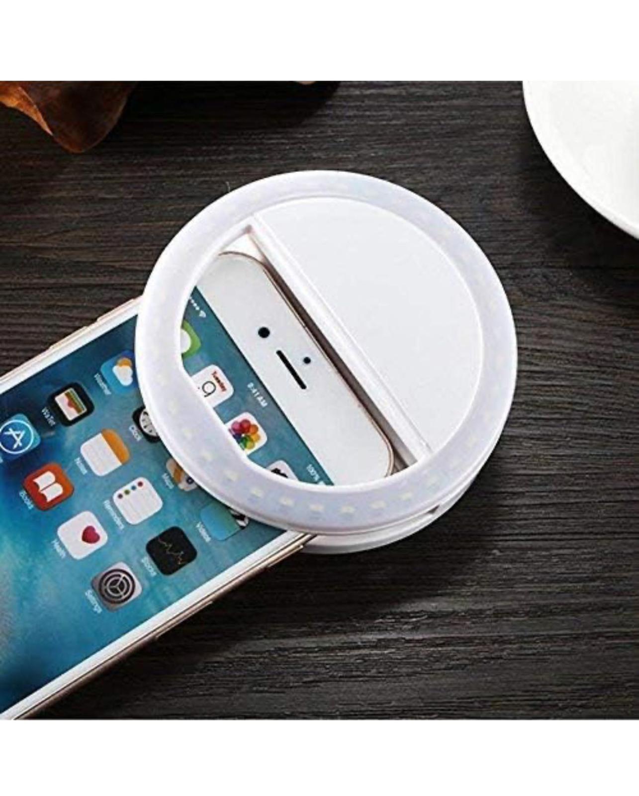 (NEW)Selfie Ring Light Rechargeable Portable Clip-on with 36 LED for Smart Phone