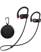 (MSRP $29.99) U18 Bluetooth Sports Earbuds – IPX7, Ear Hooks, 16 H Playtime