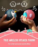 (NEW MSRP $24.99) Kids Bluetooth Owl Speaker w/ Mic, 60-Day Standby