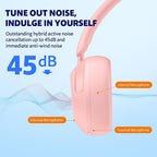 (MSRP $79.99) EarFun Wave Pro Wireless Over-Ear Headphones – ANC, LDAC, 80H 🔋