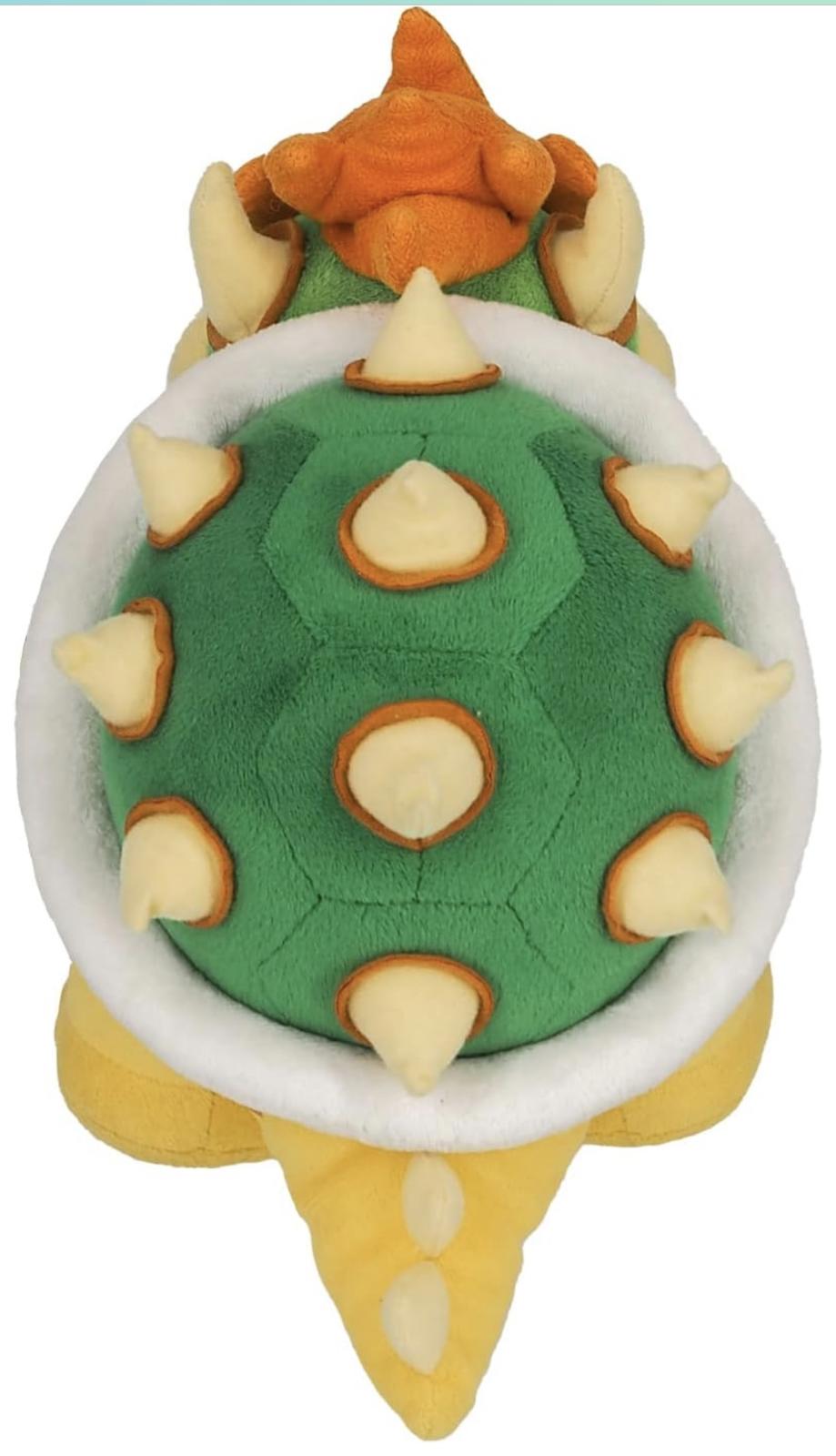 (NEW, SEALED,MSRP $34.95)  Super Mario All-Star Collection Bowser Plush 10″