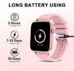 (MSRP $49.99) Smart Watch – 1.9” HD Screen, Calls, Fitness Tracking, Pink