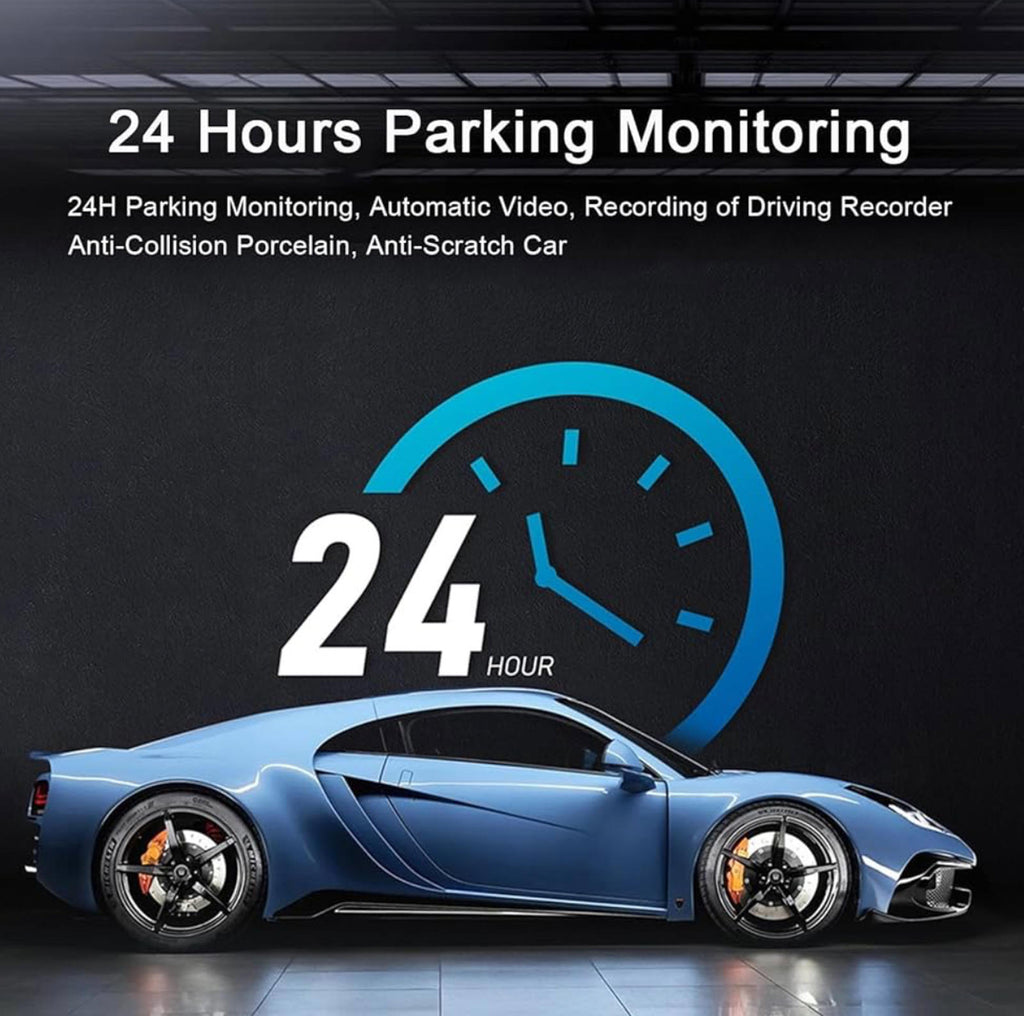 (MSRP $39.99) 3” 1080p Dash Cam 170° Wide Angle, Night Vision, G-Sensor, Loop Re