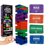 (NEW, MSRP $29.99) Ultimate Party Tower Game – 60 Blocks, 100 Commands