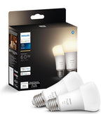 (MSRP $39.99) Philips Hue White A19 Smart LED Bulbs 2‑Pack, 60 W Eq., Soft White