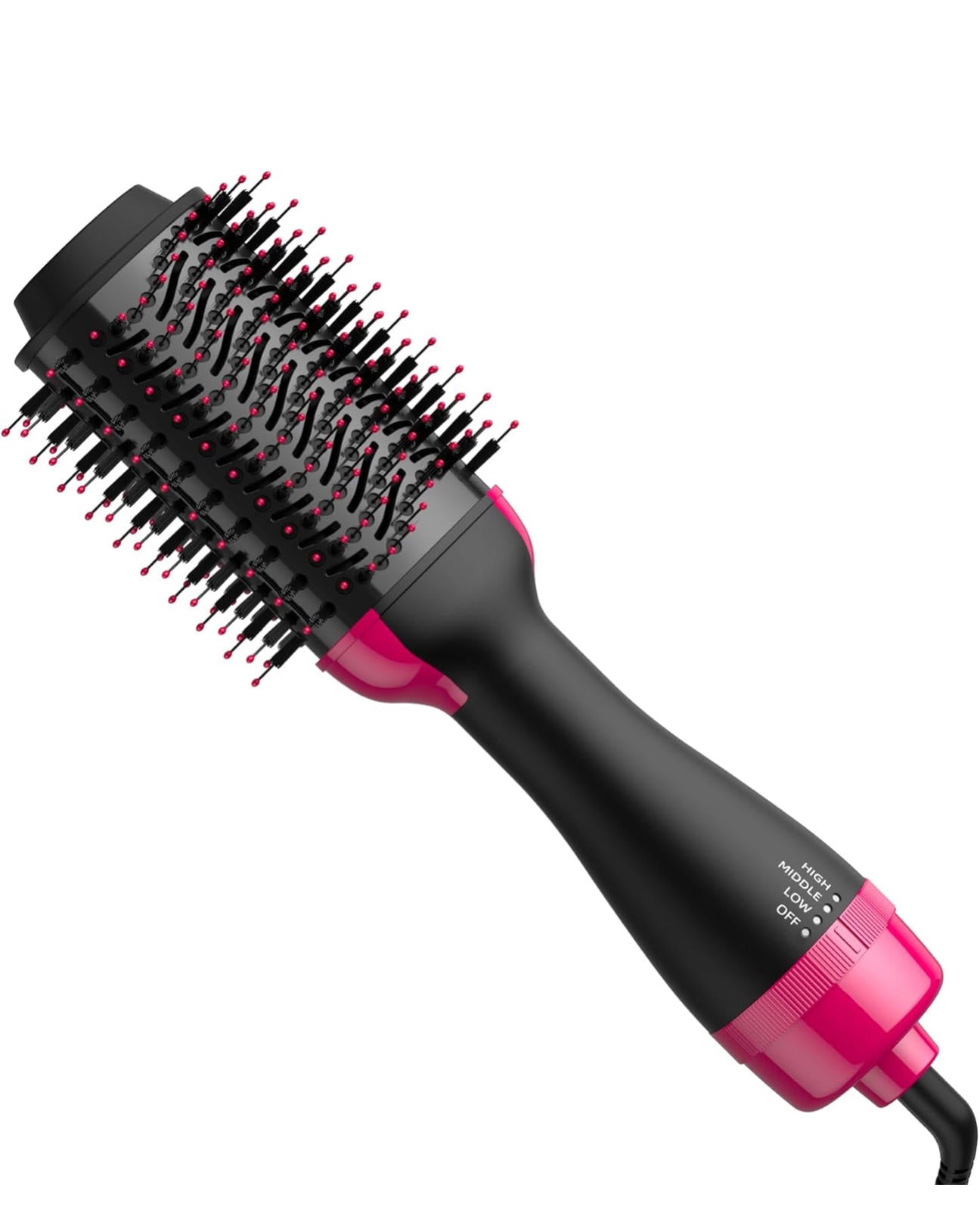 (MSRP $49.99) 4‑in‑1 Hot Air Styling Brush – Dryer, Straightener, Curler, etc