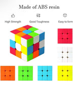 (NEW, Unused) 3x3 Puzzle Speed Rubik's Cube Toy and Game, Stickerless