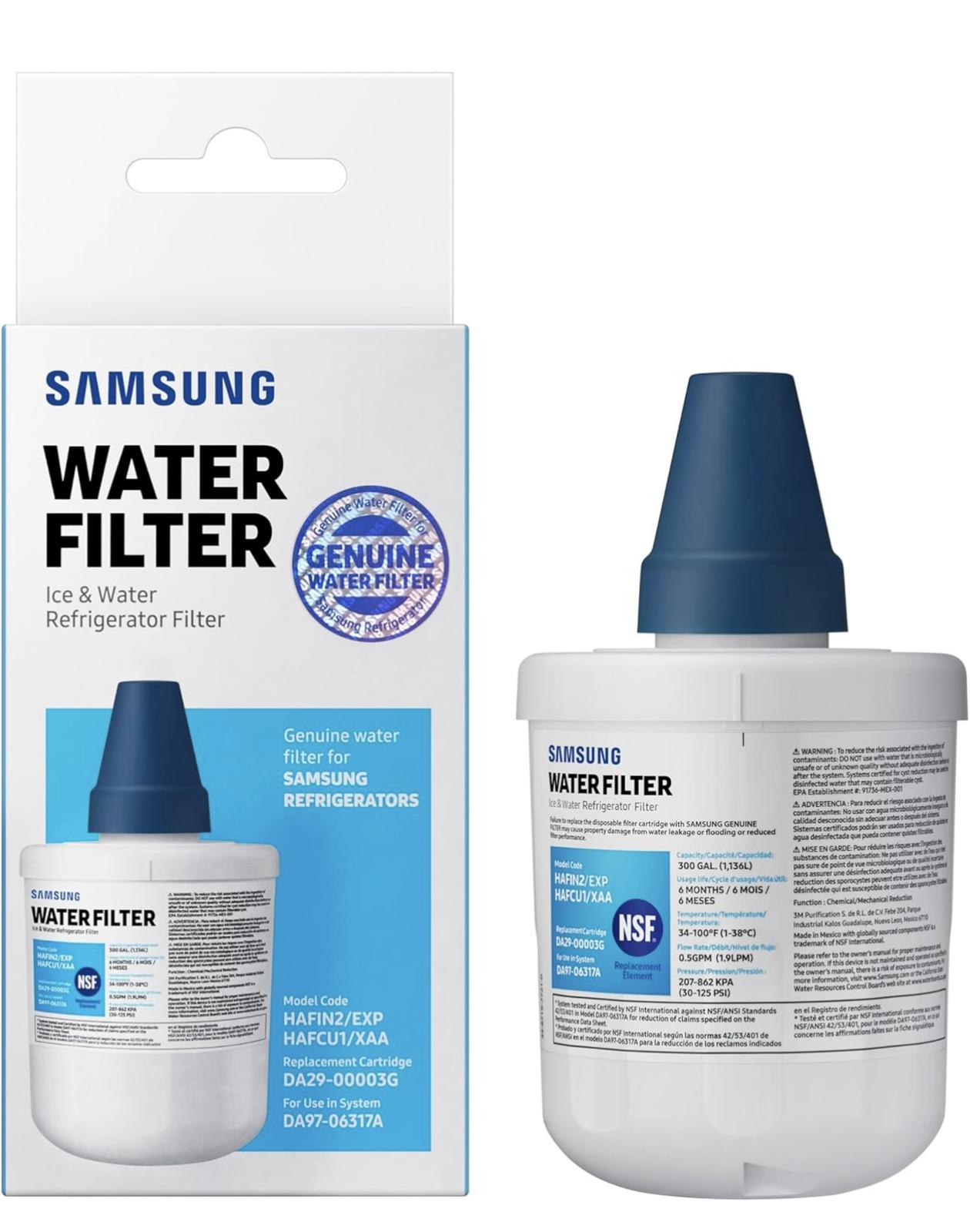 (NEW MSRP $49.99) Samsung HAFCU1 / DA29‑00003G Refrigerator Water Filter 💧🚰