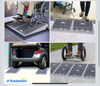 (MSRP $29.99) 1″ Modular Threshold Ramp Kit – 2‑Piece, 3 000 lb