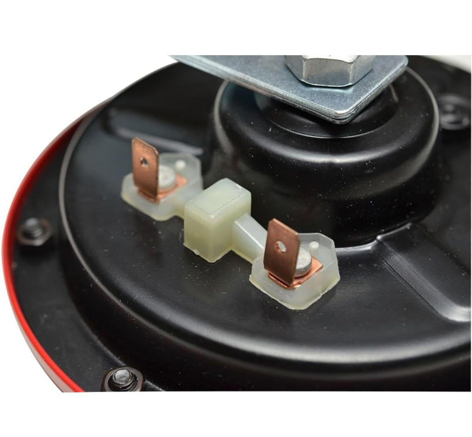 (MSRP $29.99) 12V Twin-Tone Red Horn Kit – 300dB Blast at 430Hz + 320Hz 🔊🔴🚗