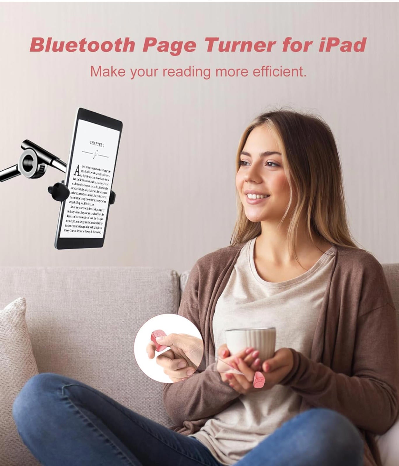 (MSRP $19.99) Bluetooth Scrolling Ring – TikTok Remote + Shutter ⟳🎥