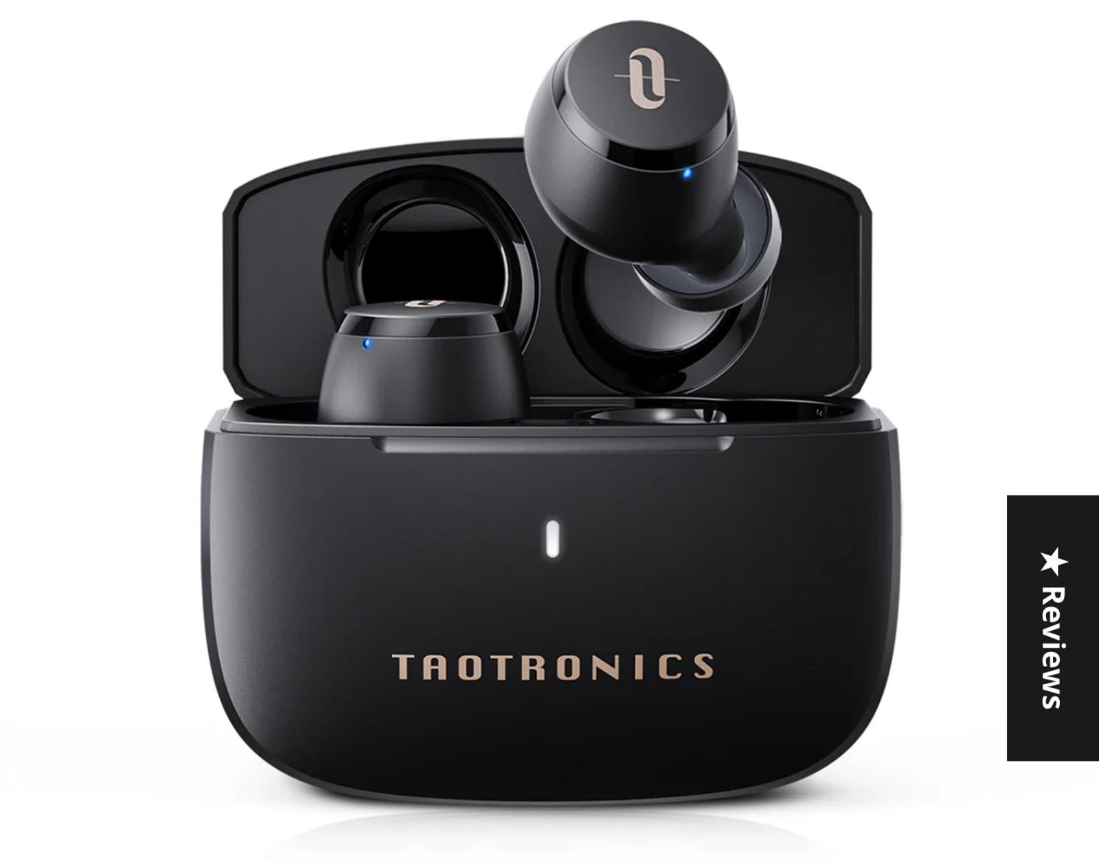 (MSRP $54.99) TaoTronics SoundLiberty 97 Earbuds –9 H Battery, IPX8, aptX, Touch