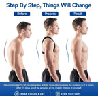 (MSRP $29.99) Adjustable Invisible Posture Corrector – Unisex Shoulder Brace