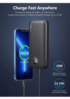 40000mAh Power Bank QC4.0 & PD30W with LED Display (FREE SHIPPING)