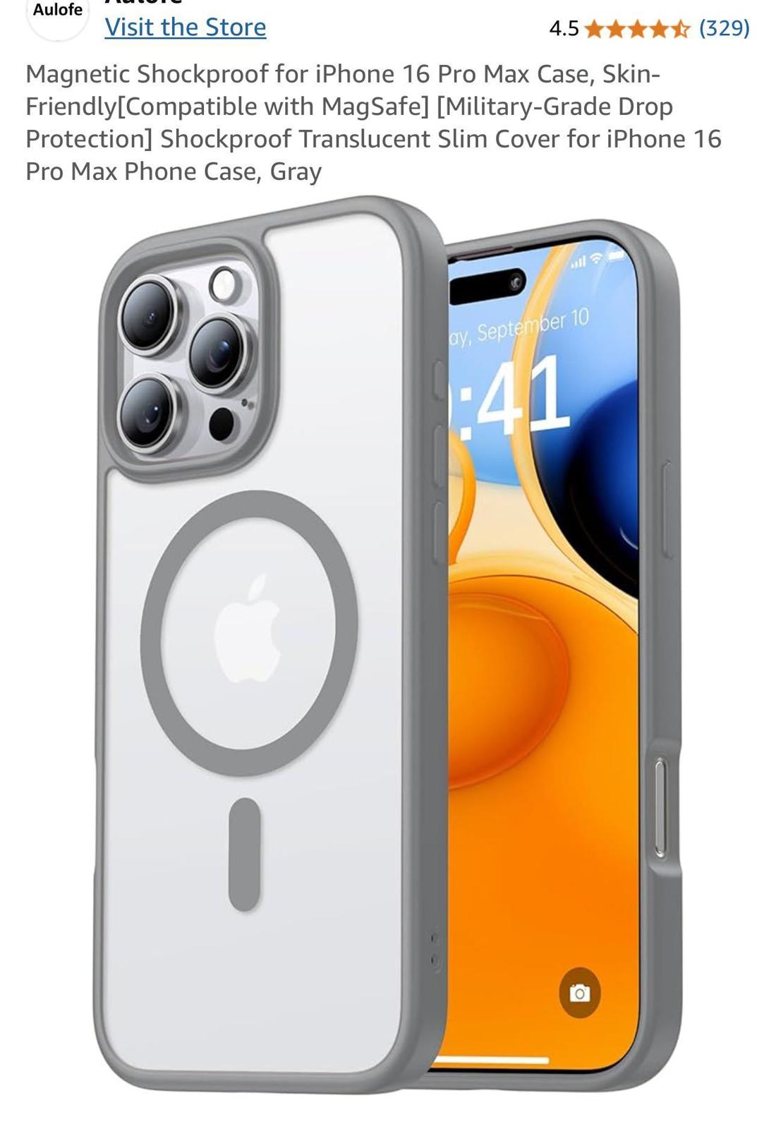 iPhone 16 Pro Max Halolok GRAY Phone Case