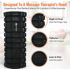 (NEW $39.99) Deep Tissue High Density Foam Roller for Recovery & Pain Relief