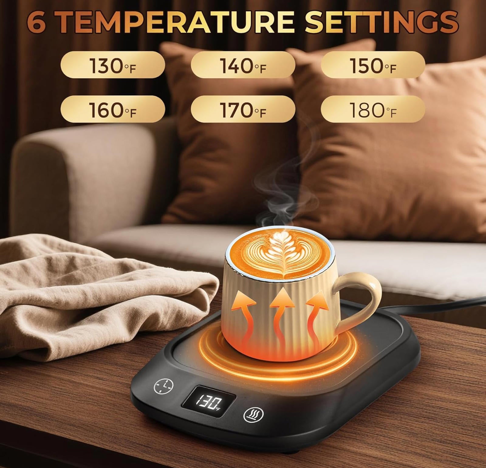 (MSRP $29.99) Electric Mug Warmer for Desk – Smart Coffee & Tea Heater ☕🔥