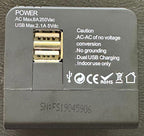 (NEW MSRP $29.99) International Travel Adapter for 150 Countries, 2 USB charging