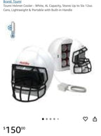(NEW MSRP $150.00) ionchill PickSix 4L Football Helmet Cooler – Holds 6 Cans