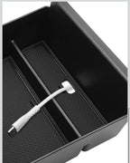 (NEW MSRP $24.99)  Console Tray for Tesla Model S/X (2021‑2026) – Solid ABS
