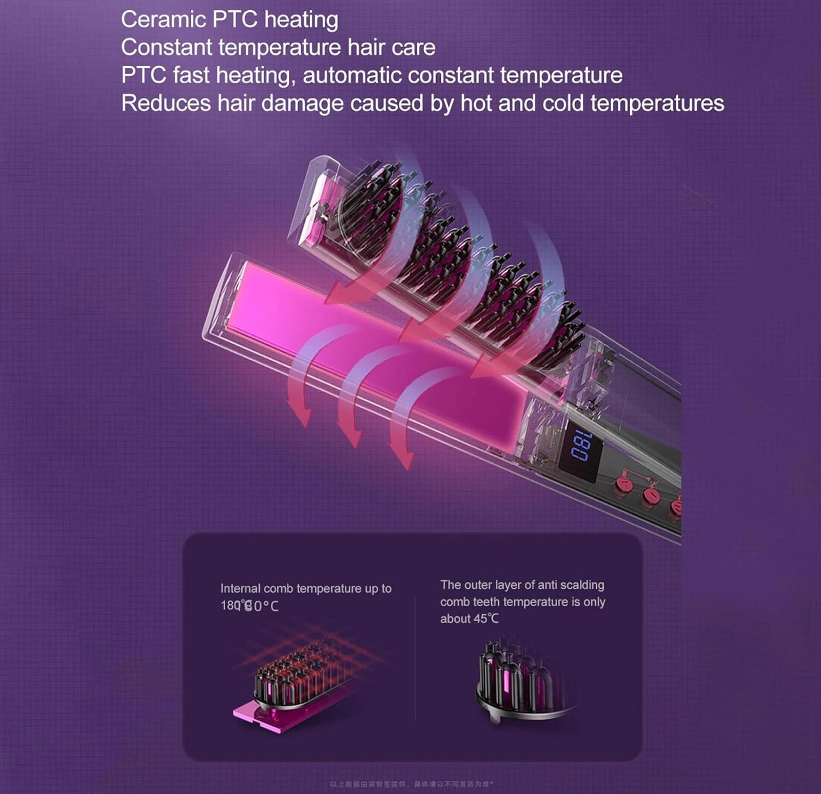 (MSRP $49.99) Professional Hair Straightener, Dual Voltage Ceramic Flat Iron