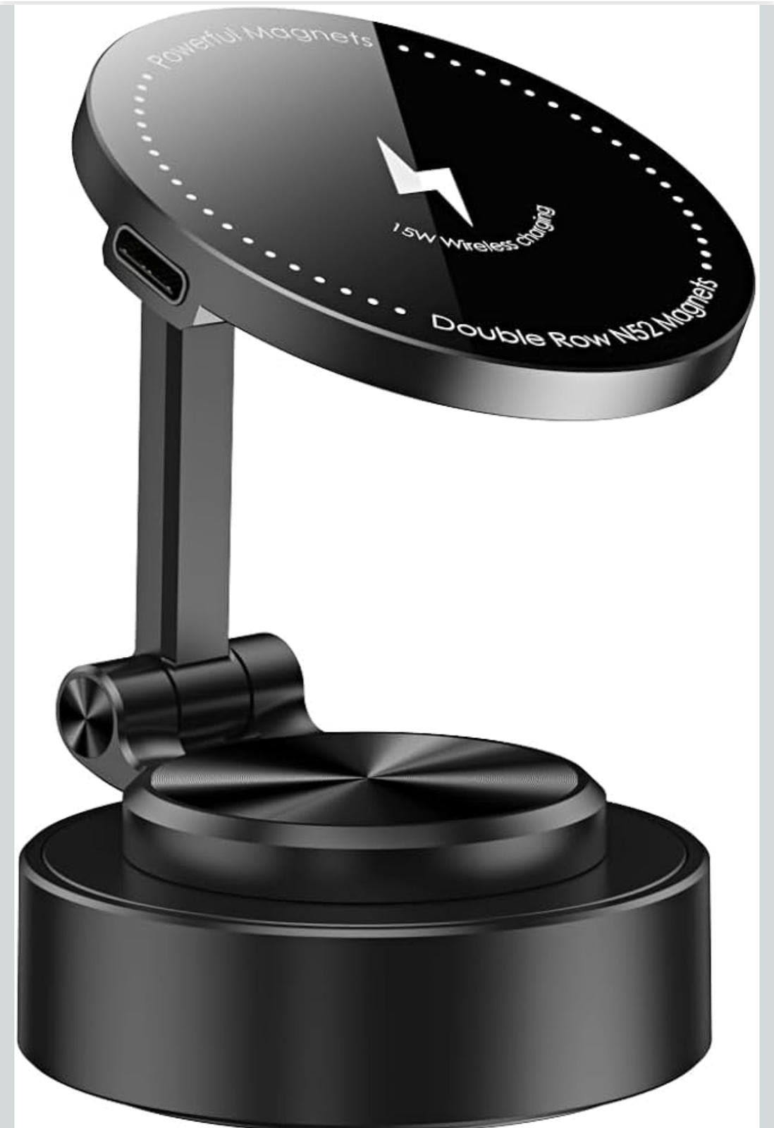 (NEW MSRP $24.99) ENZZONE 15W MagSafe Suction Mount with Wireless Charging