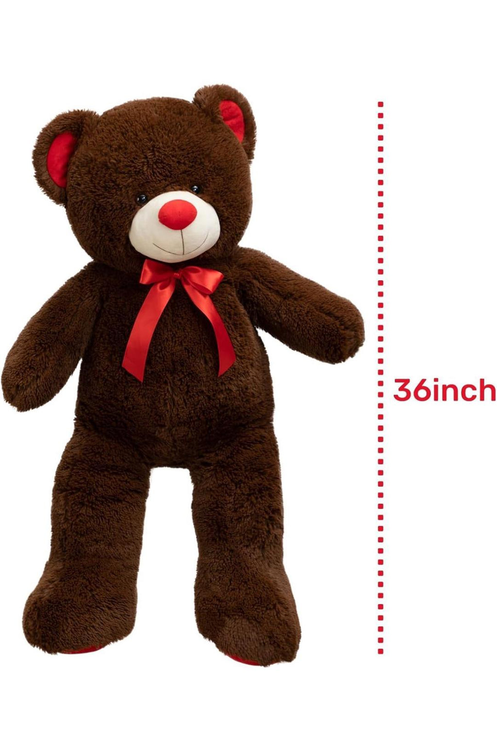 (NEW, MSRP $32) Giant 3 feet tall chocolate Teddy Bear Stuffed Animal Plush