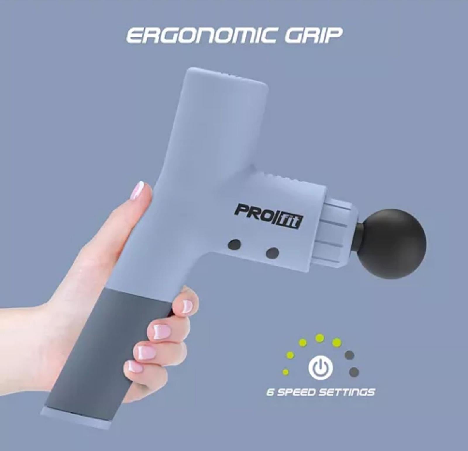 (NEW, MSRP $74.99) Percussion Muscle Massager by ProFit - Light Blue