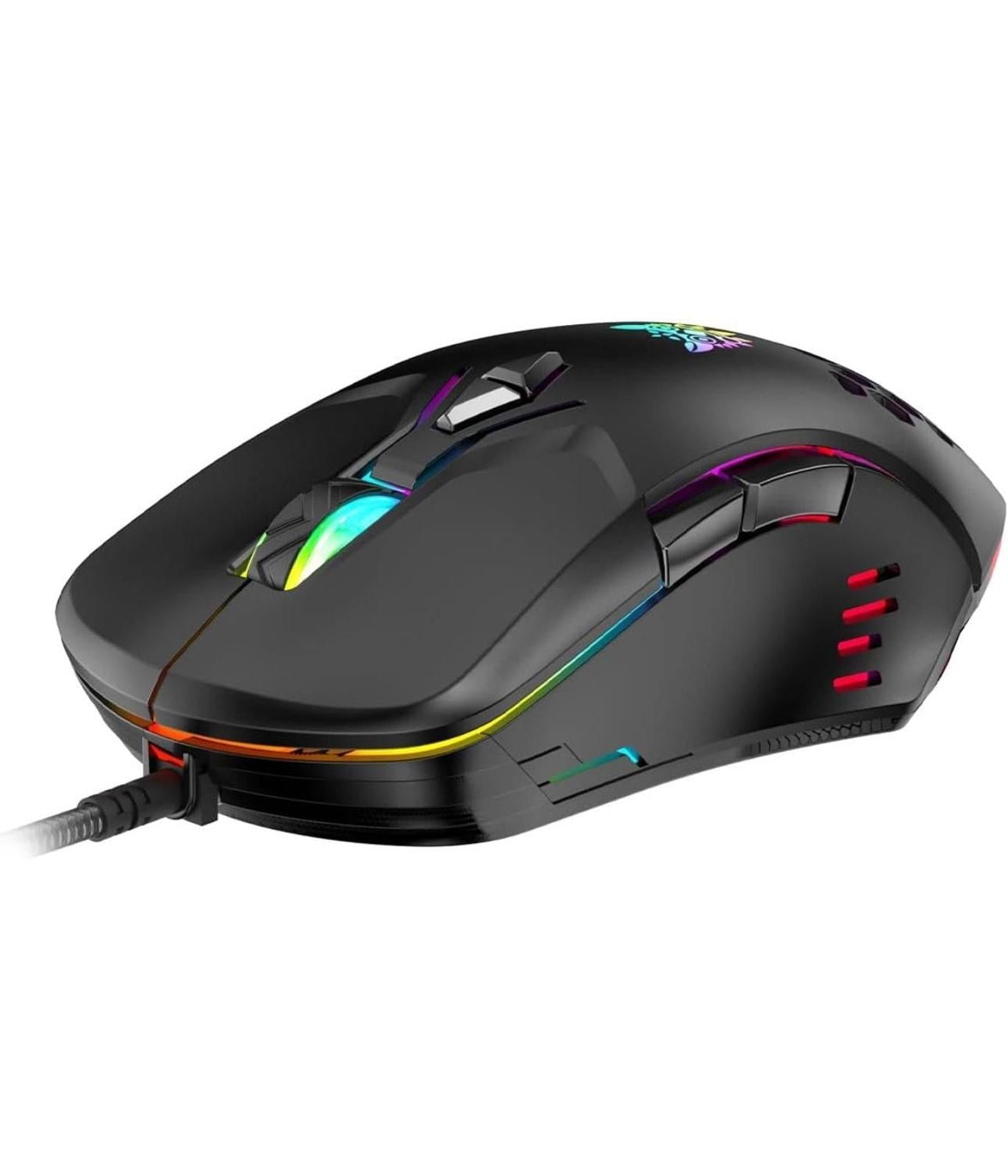 (MSRP $19.99) CW902 RGB Gaming Mouse – 7 Buttons, High/Variable DPI