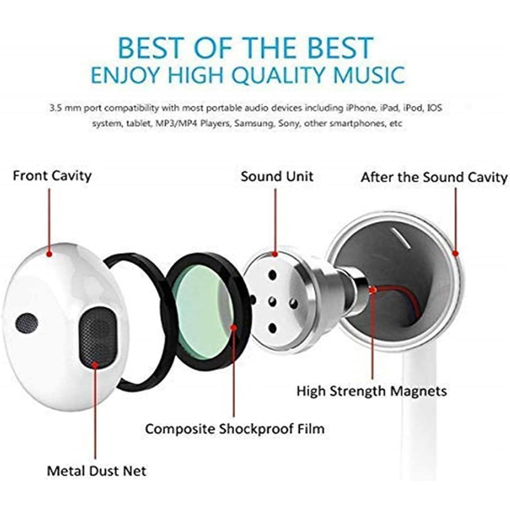 (MSRP $19.99) 2pk iPhone Earbuds w/Lightning Connector, MFi Certified, Remote